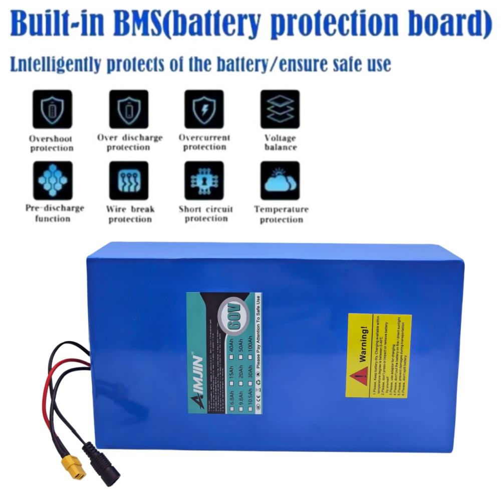 16S8P 1000W-3000W 60V 30Ah Hig - 60V 30Ah Electric Scooter Battery 评论和价格