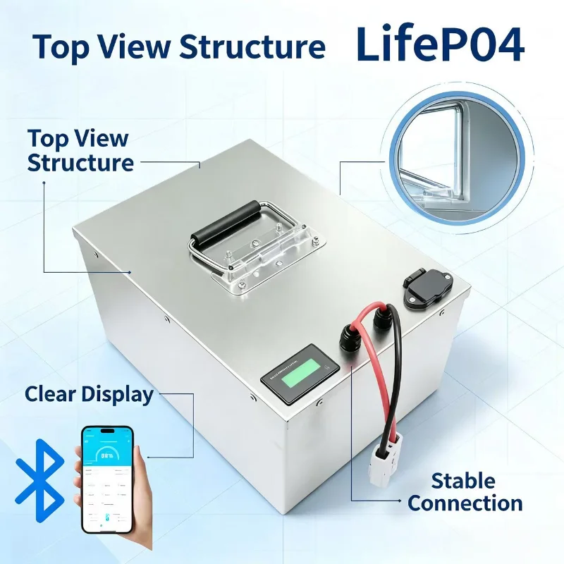 72V LiFePO4 Battery 60Ah, Blue - 72V 60Ah Lifepo4 Battery Pack 评论和价格
